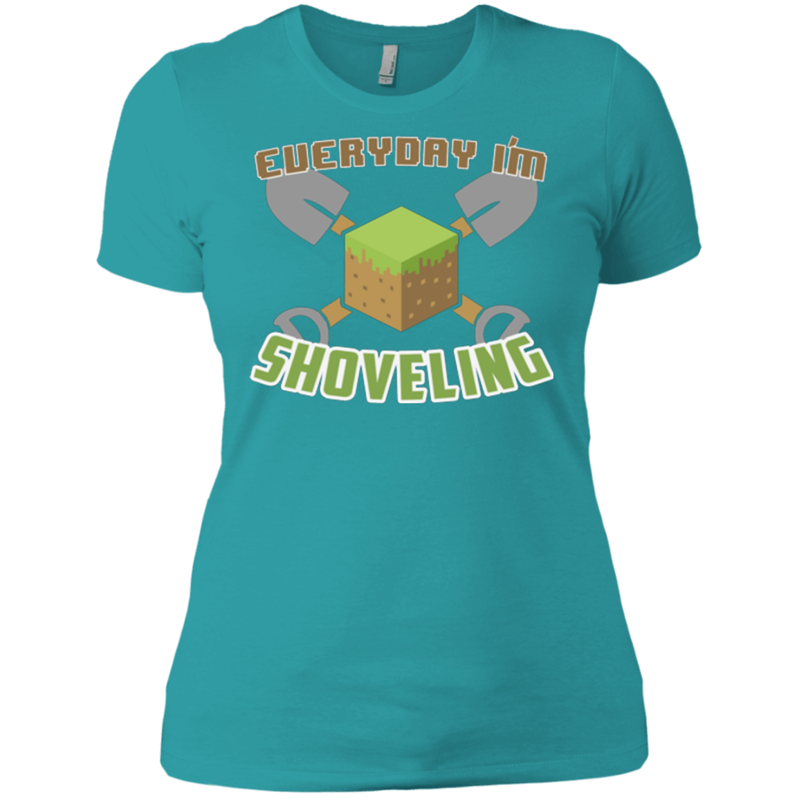 T-Shirts Tahiti Blue / X-Small Everyday Shoveling Women's Premium T-Shirt