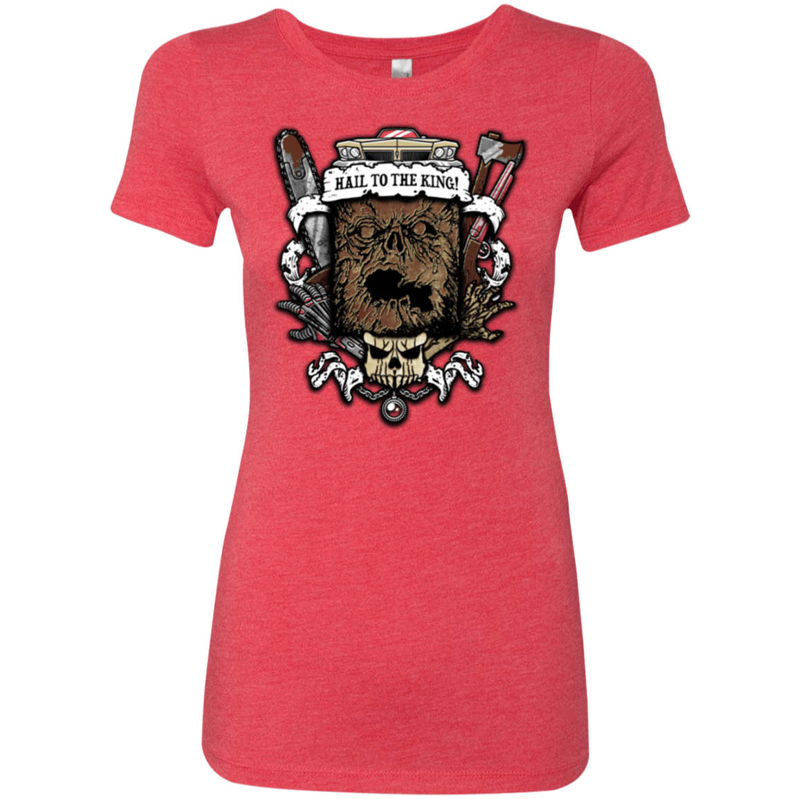 T-Shirts Vintage Red / Small Evil Crest Women's Triblend T-Shirt