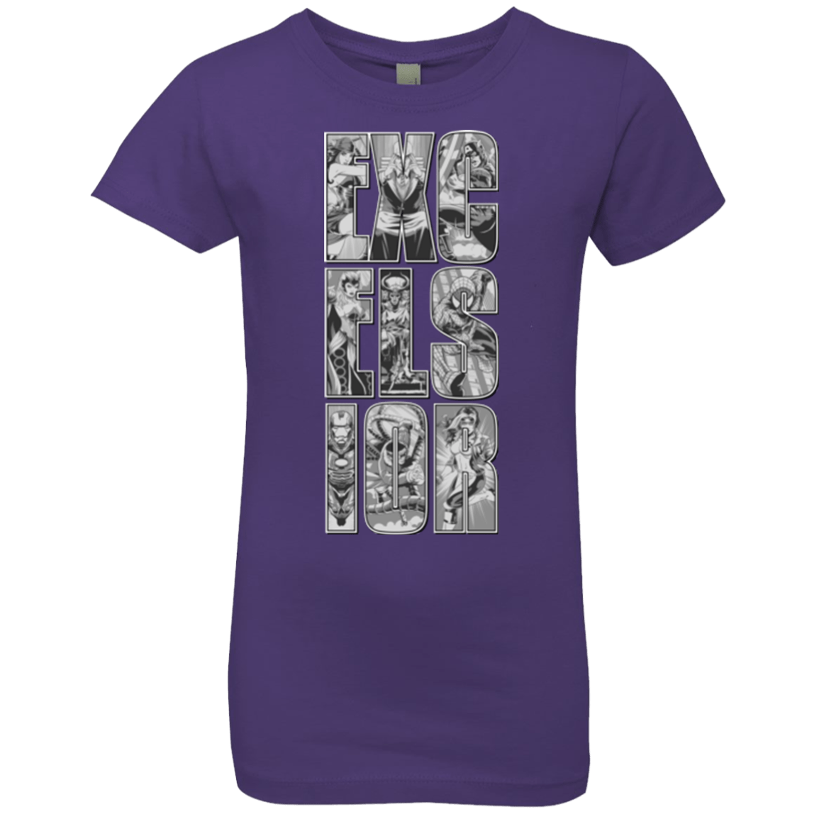T-Shirts Purple Rush / YXS Excelsior Girls Premium T-Shirt
