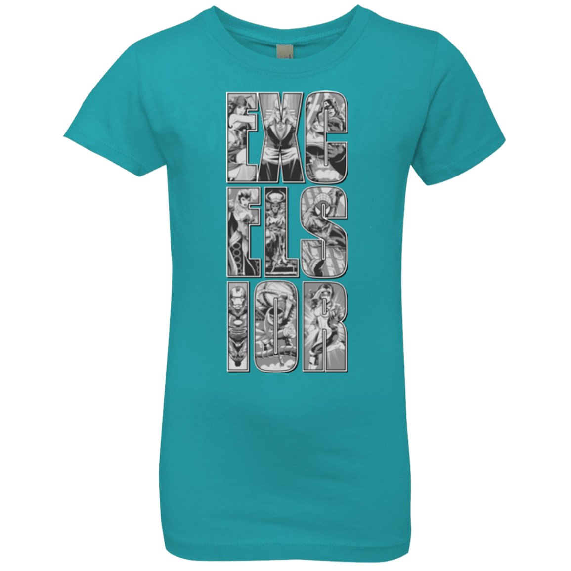 T-Shirts Tahiti Blue / YXS Excelsior Girls Premium T-Shirt