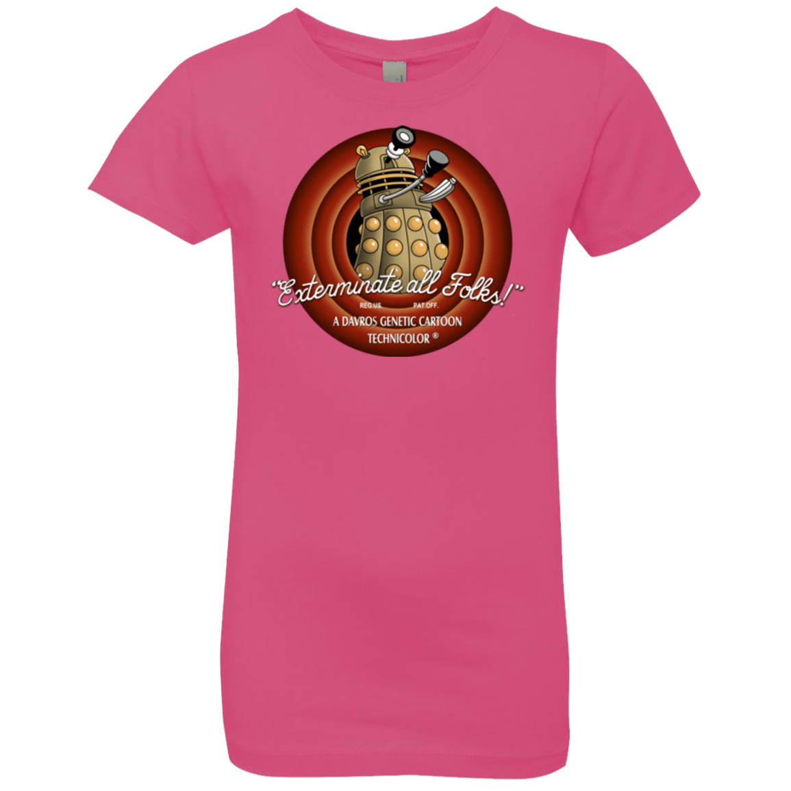 T-Shirts Hot Pink / YXS Exterminate All Folks Girls Premium T-Shirt