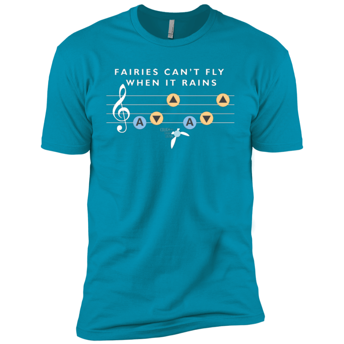 T-Shirts Turquoise / YXS Fairies Can't Fly When It Rains Boys Premium T-Shirt