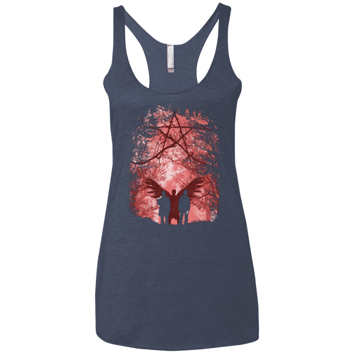 T-Shirts Vintage Navy / X-Small Famous Hunters Women's Triblend Racerback Tank