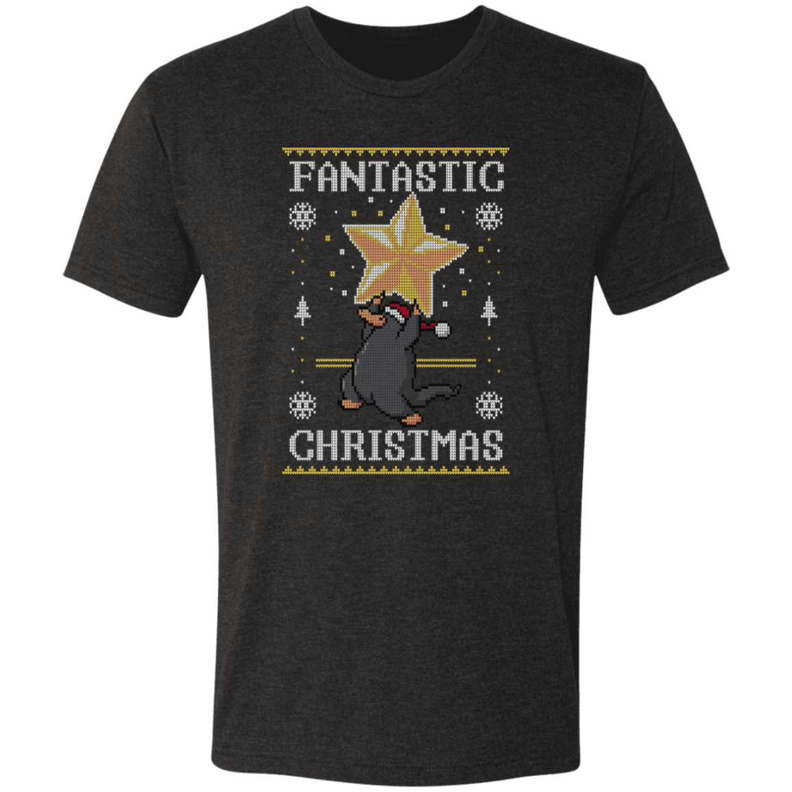 T-Shirts Vintage Black / S Fantastic Christmas Men's Triblend T-Shirt