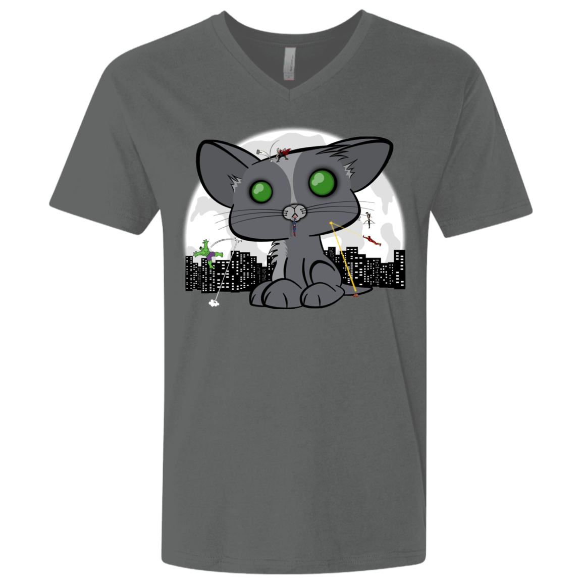 T-Shirts Heavy Metal / X-Small Felinity War Men's Premium V-Neck