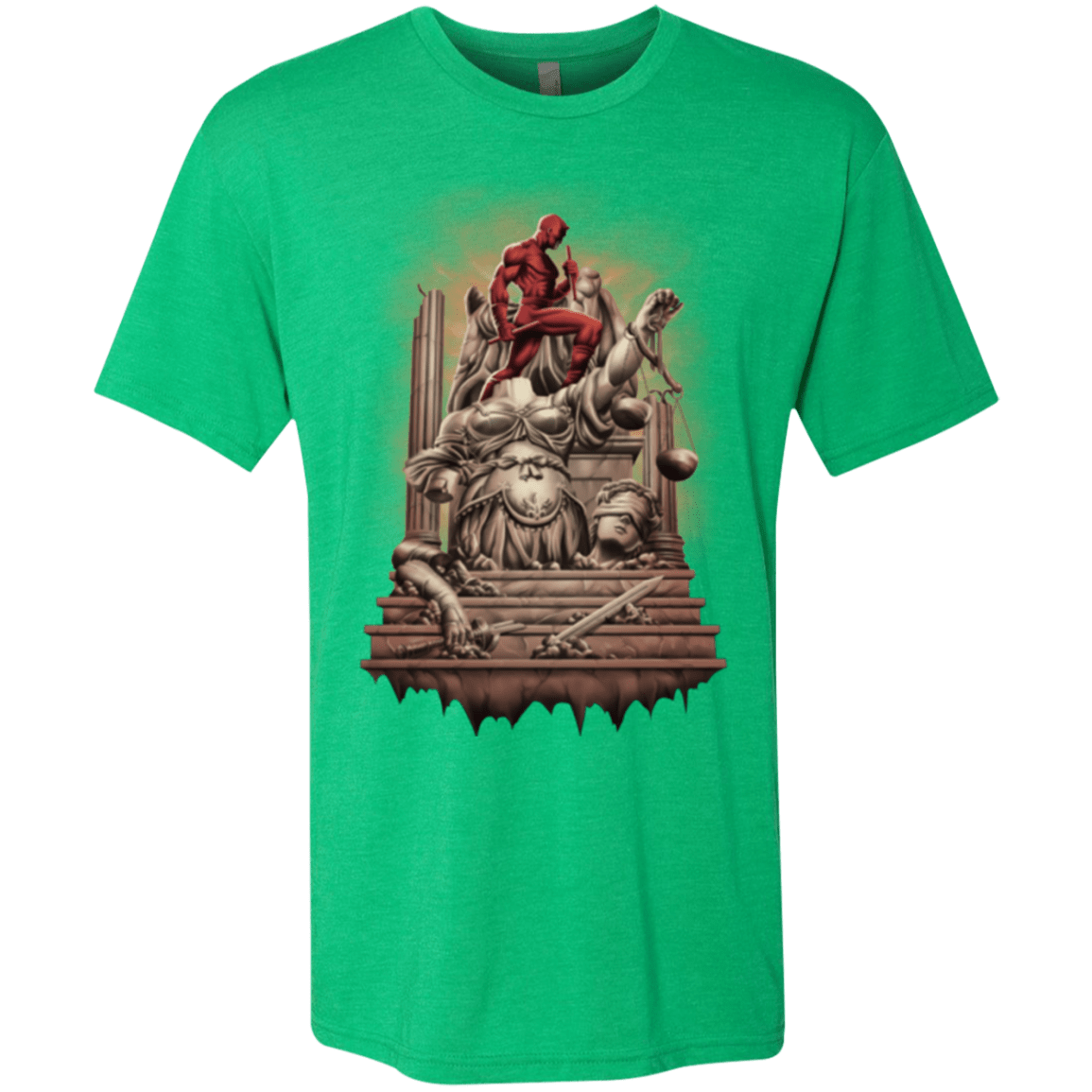 T-Shirts Envy / Small Fiat Justitia Ruat Caelum Men's Triblend T-Shirt