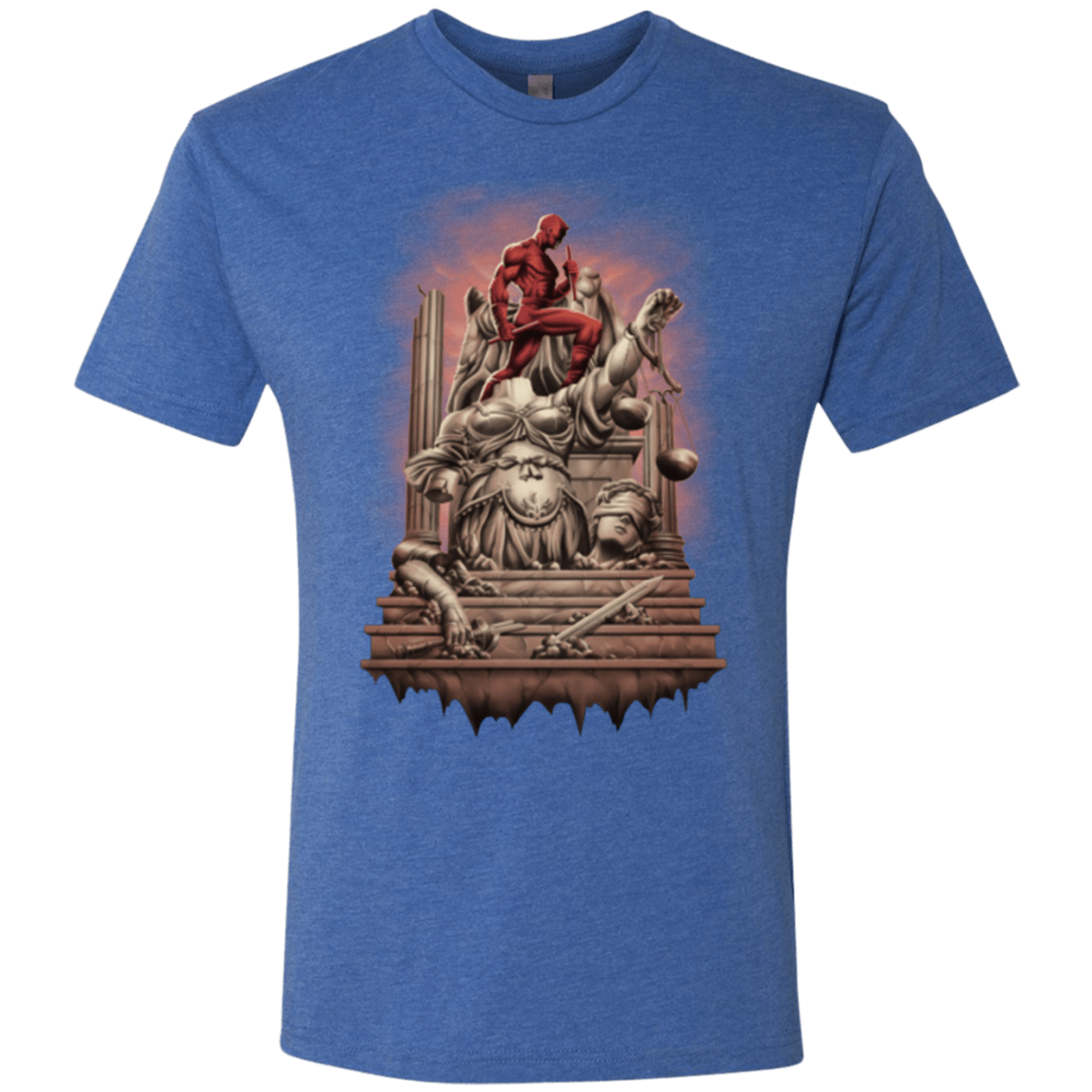 T-Shirts Vintage Royal / Small Fiat Justitia Ruat Caelum Men's Triblend T-Shirt