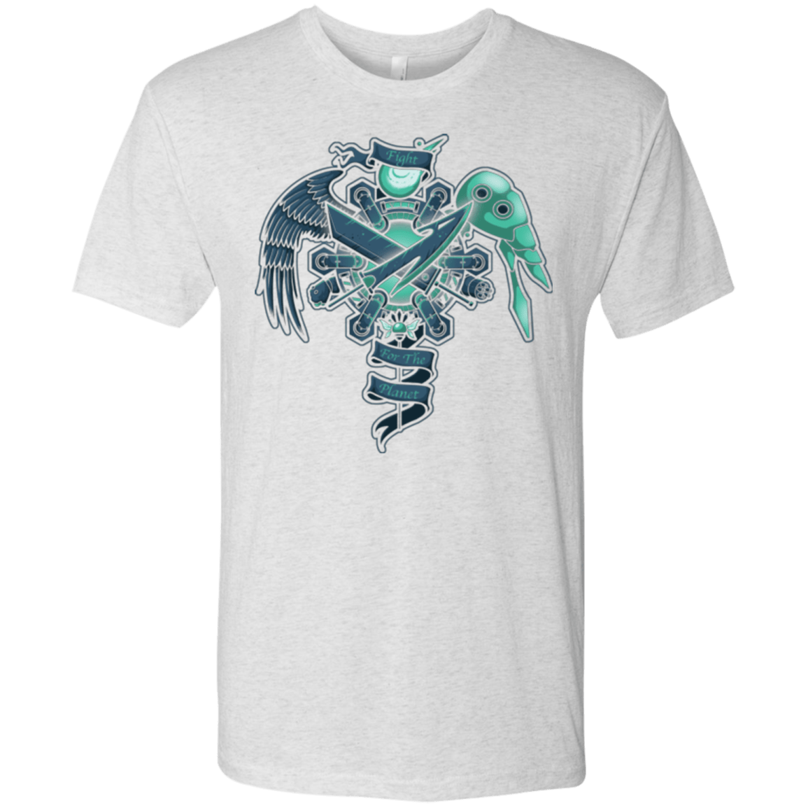 T-Shirts Heather White / Small FIGHT FOR THE PLANET Men's Triblend T-Shirt