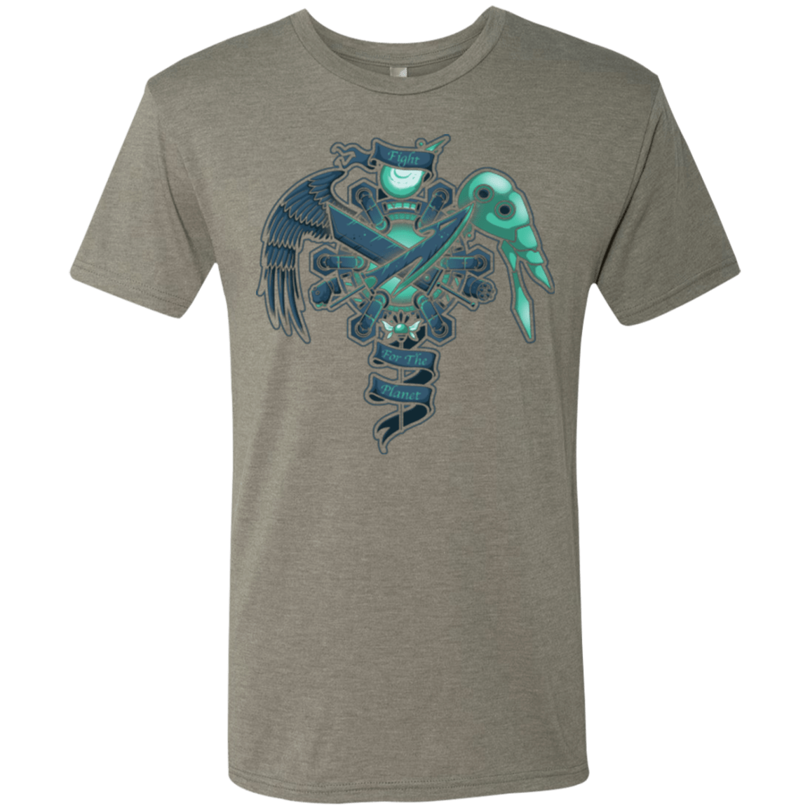 T-Shirts Venetian Grey / Small FIGHT FOR THE PLANET Men's Triblend T-Shirt