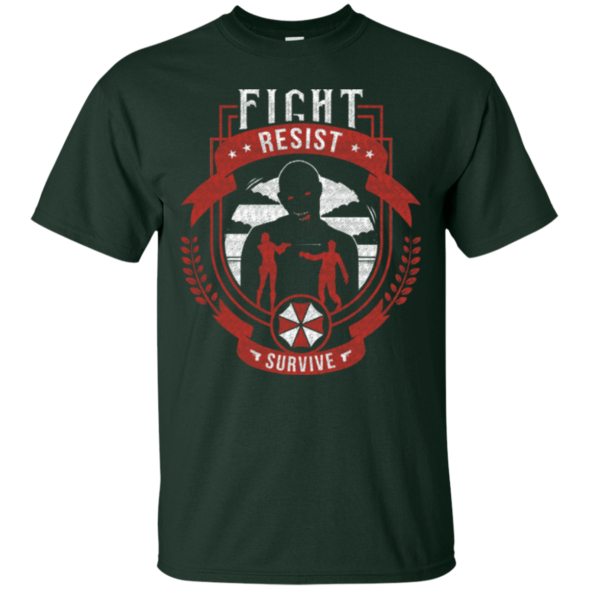 T-Shirts Forest Green / Small Fight, Resist, Survive T-Shirt