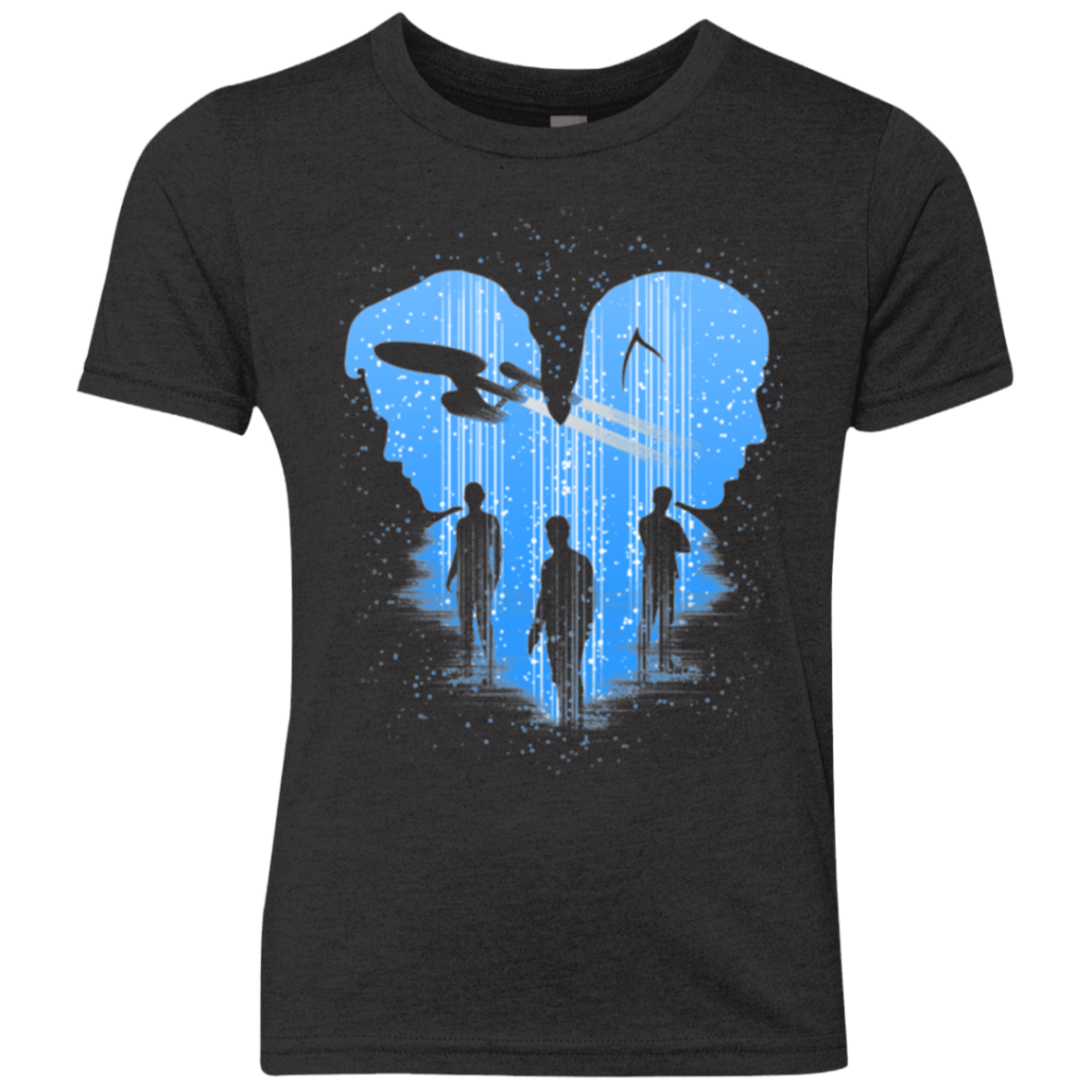 T-Shirts Vintage Black / YXS Final Frontier Classic Youth Triblend T-Shirt