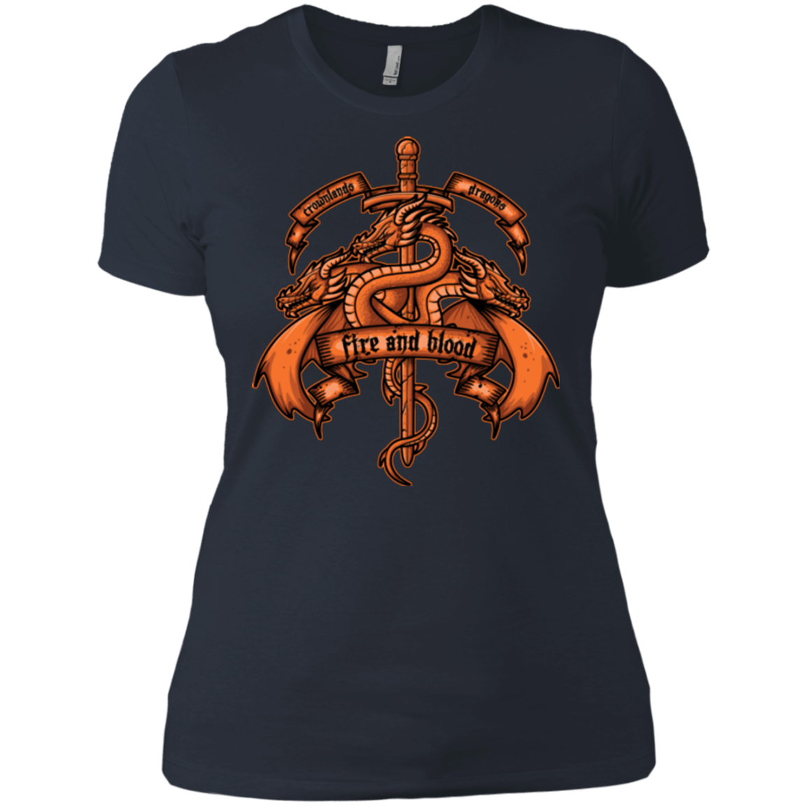 T-Shirts Indigo / X-Small FIRE AND BLOOD Women's Premium T-Shirt
