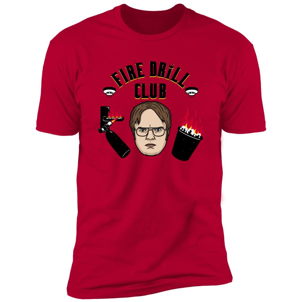 T-Shirts Red / S Fire Drill Club Men's Premium T-Shirt