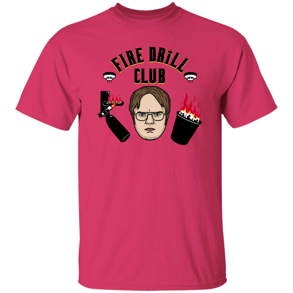 T-Shirts Heliconia / S Fire Drill Club T-Shirt