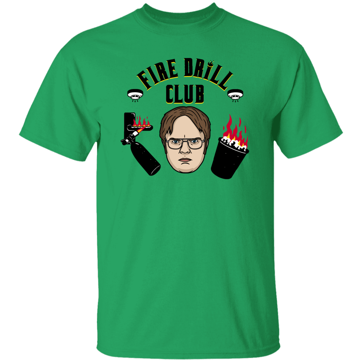 T-Shirts Irish Green / S Fire Drill Club T-Shirt