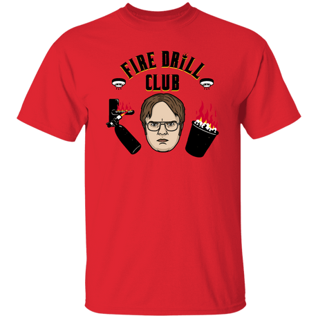T-Shirts Red / S Fire Drill Club T-Shirt