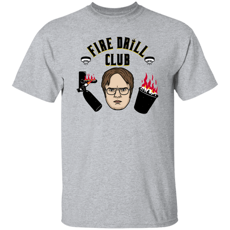 T-Shirts Sport Grey / S Fire Drill Club T-Shirt