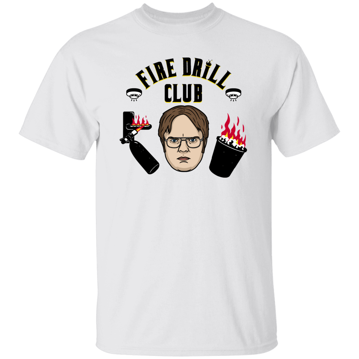 T-Shirts White / S Fire Drill Club T-Shirt