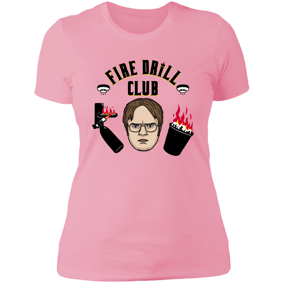 T-Shirts Light Pink / S Fire Drill Club Women's Premium T-Shirt