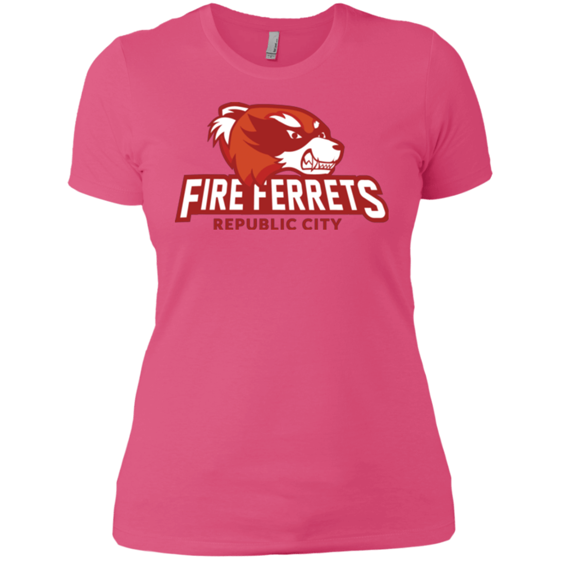 T-Shirts Hot Pink / X-Small Fire Ferrets Women's Premium T-Shirt