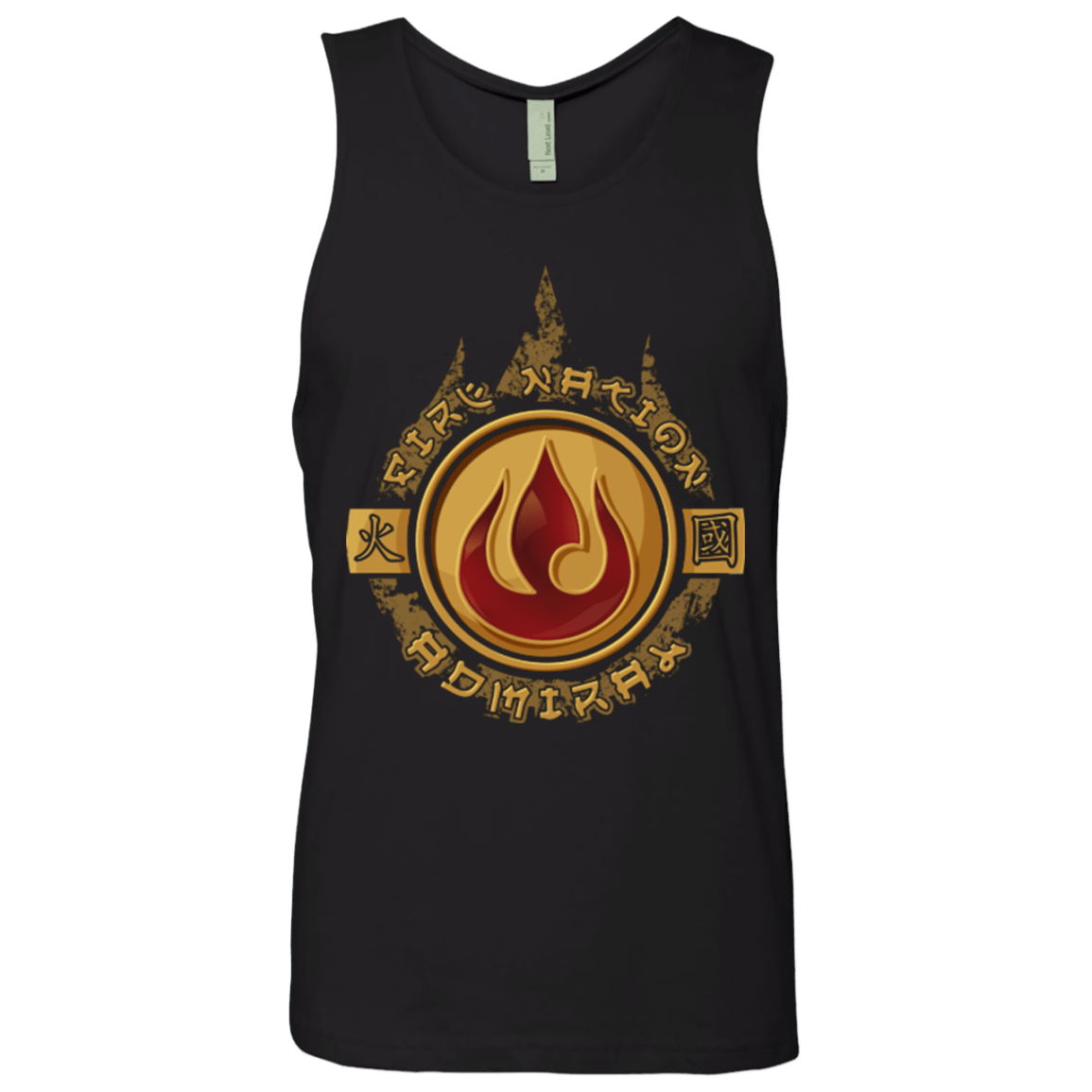 T-Shirts Black / Small Fire Nation Admiral Men's Premium Tank Top