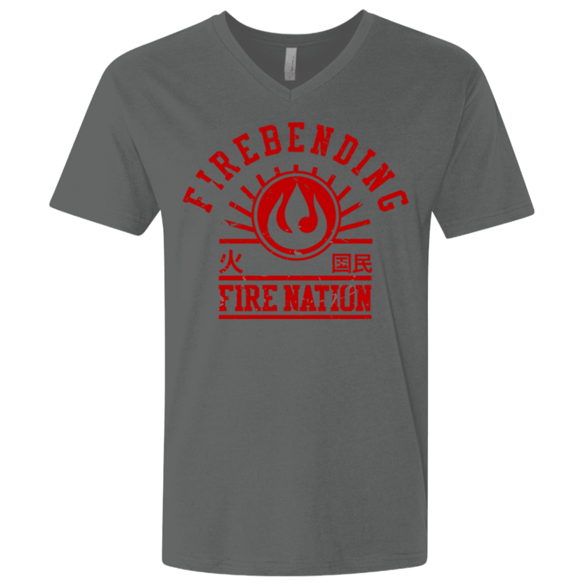 T-Shirts Heavy Metal / X-Small Fire Nation Men's Premium V-Neck