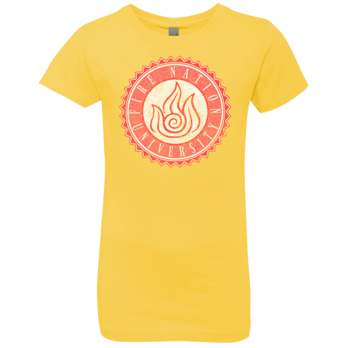 T-Shirts Vibrant Yellow / YXS Fire Nation Univeristy Girls Premium T-Shirt