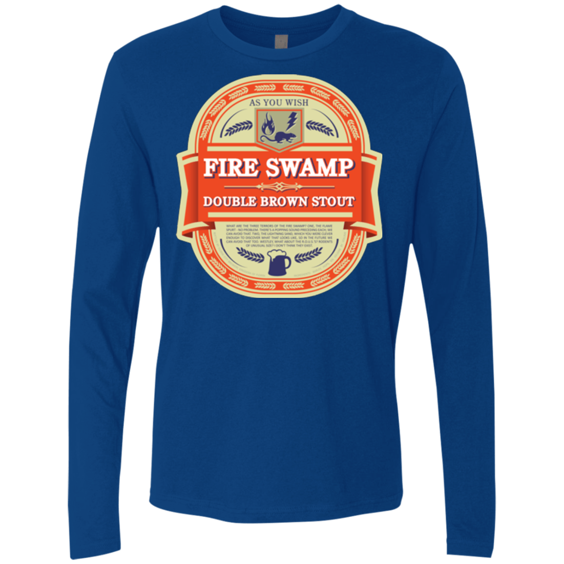 T-Shirts Royal / Small Fire Swamp Ale Men's Premium Long Sleeve