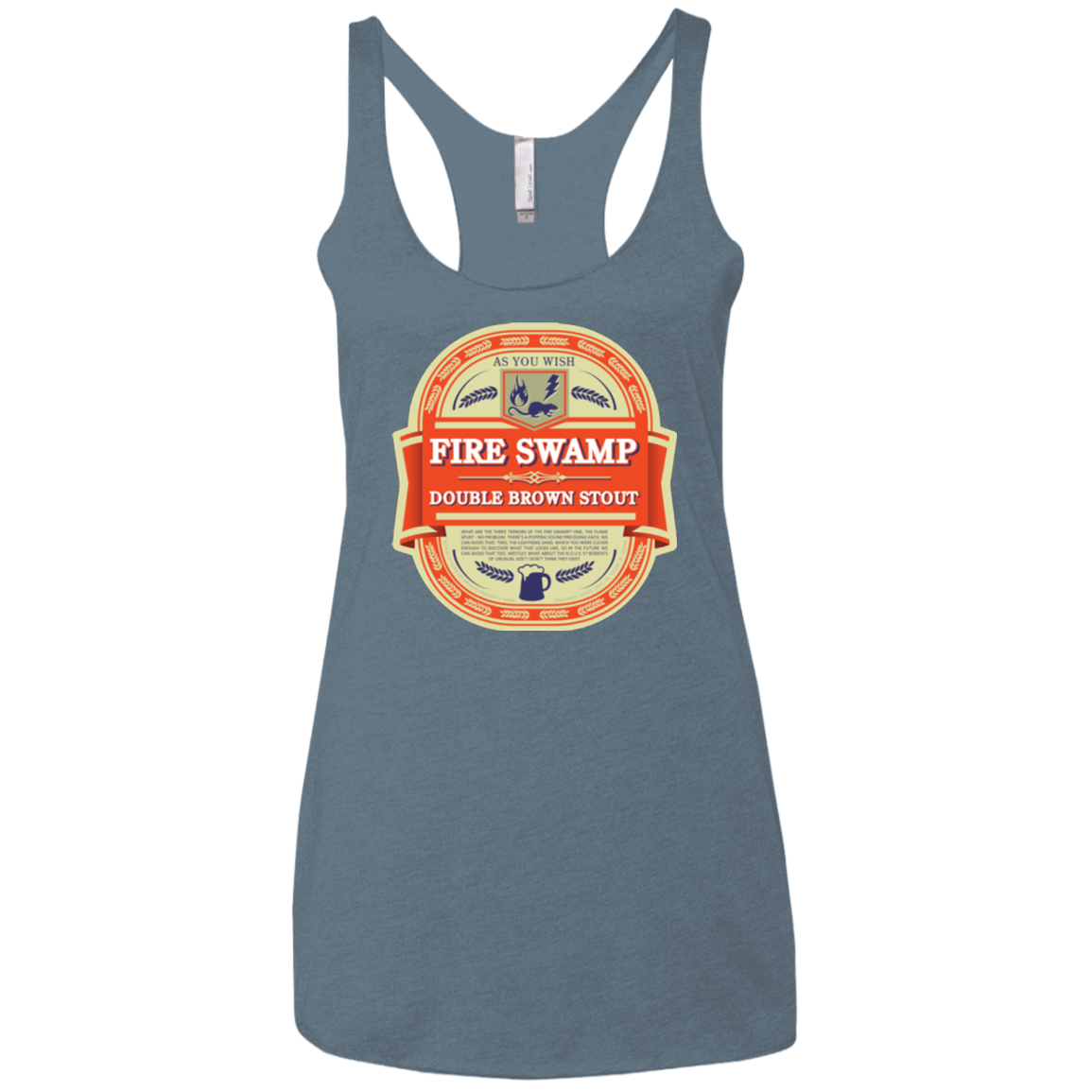 T-Shirts Indigo / X-Small Fire Swamp Ale Women's Triblend Racerback Tank
