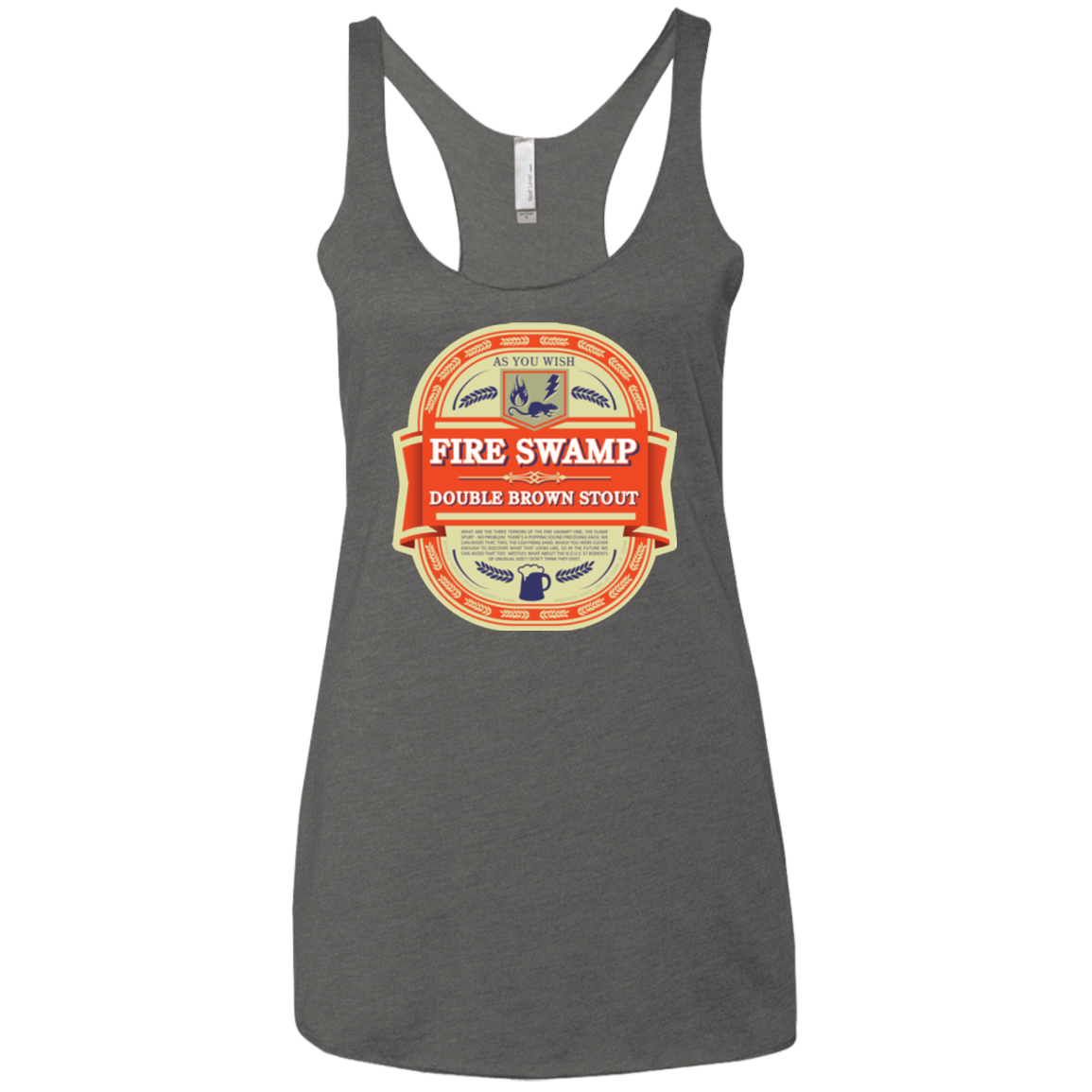 T-Shirts Premium Heather / X-Small Fire Swamp Ale Women's Triblend Racerback Tank