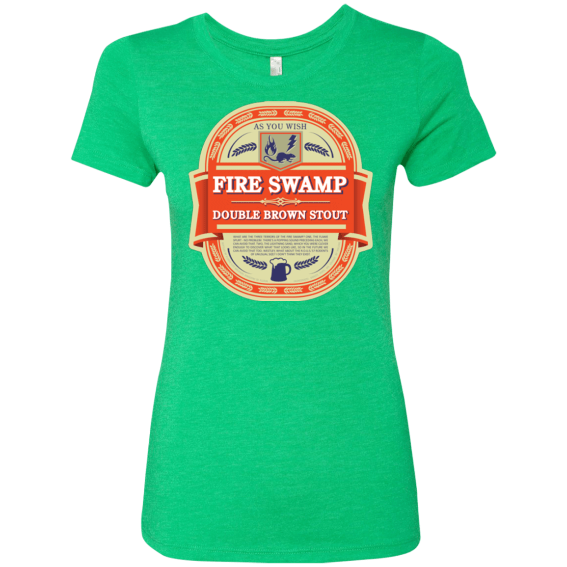 T-Shirts Envy / Small Fire Swamp Ale Women's Triblend T-Shirt