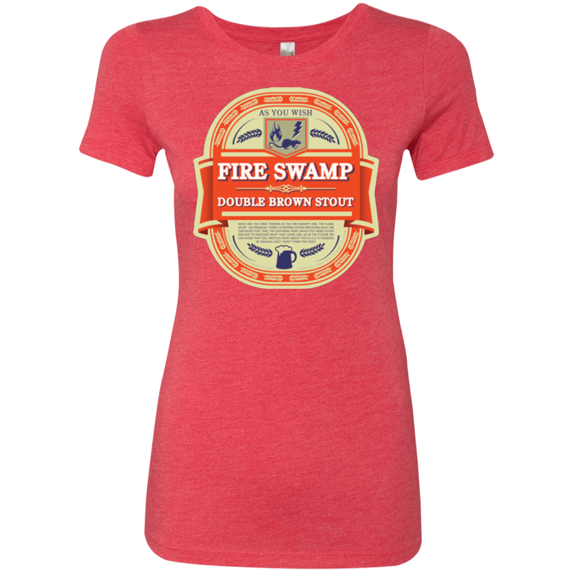 T-Shirts Vintage Red / Small Fire Swamp Ale Women's Triblend T-Shirt