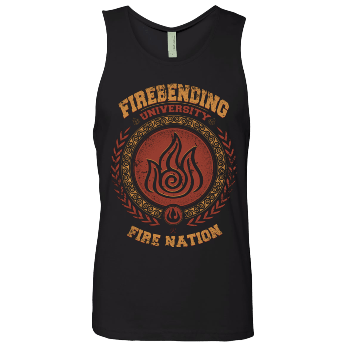 T-Shirts Black / Small Firebending university Men's Premium Tank Top