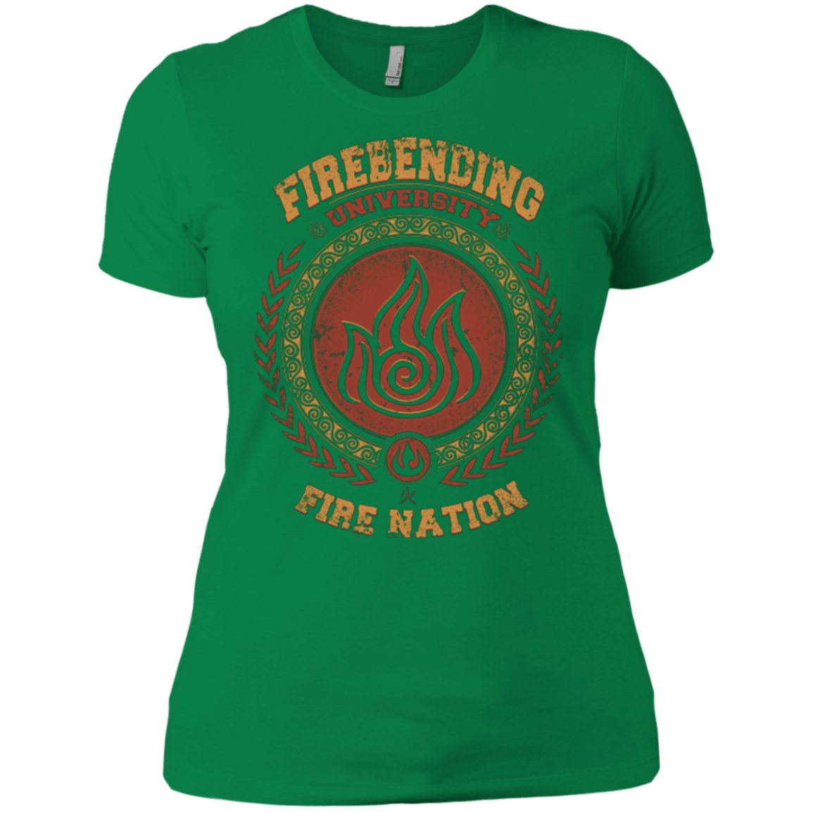 T-Shirts Kelly Green / X-Small Firebending university Women's Premium T-Shirt