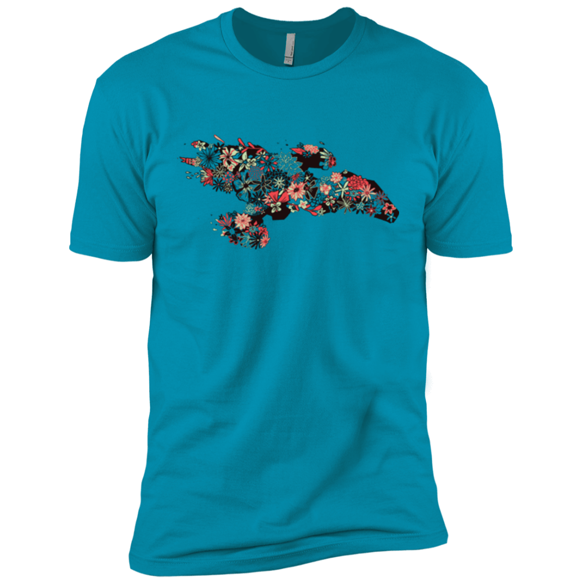 T-Shirts Turquoise / X-Small Flowerfly Men's Premium T-Shirt