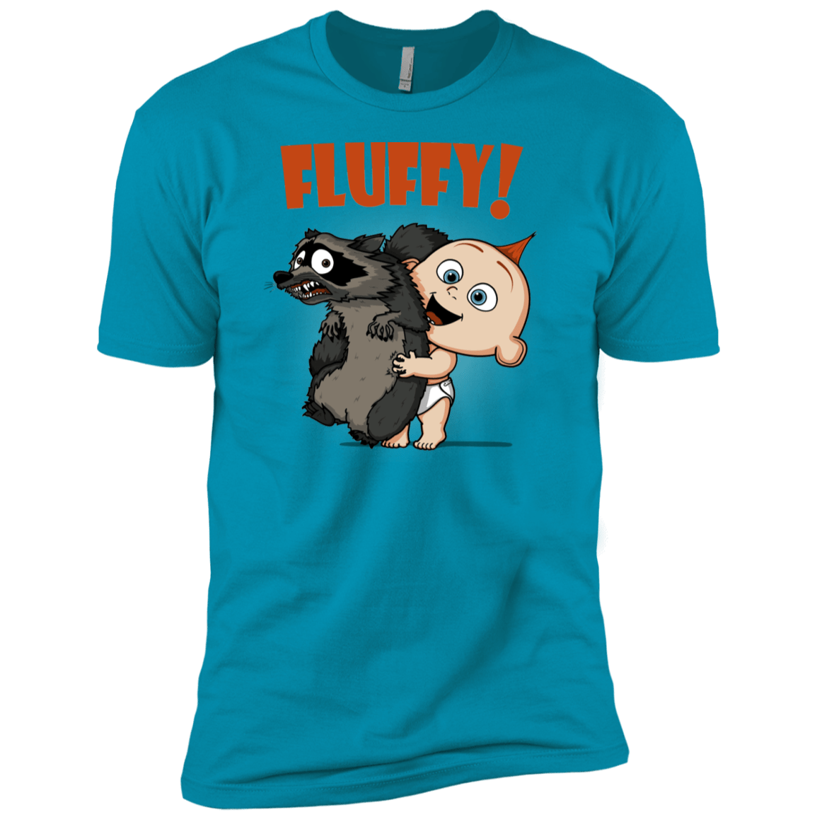 T-Shirts Turquoise / YXS Fluffy Raccoon Boys Premium T-Shirt