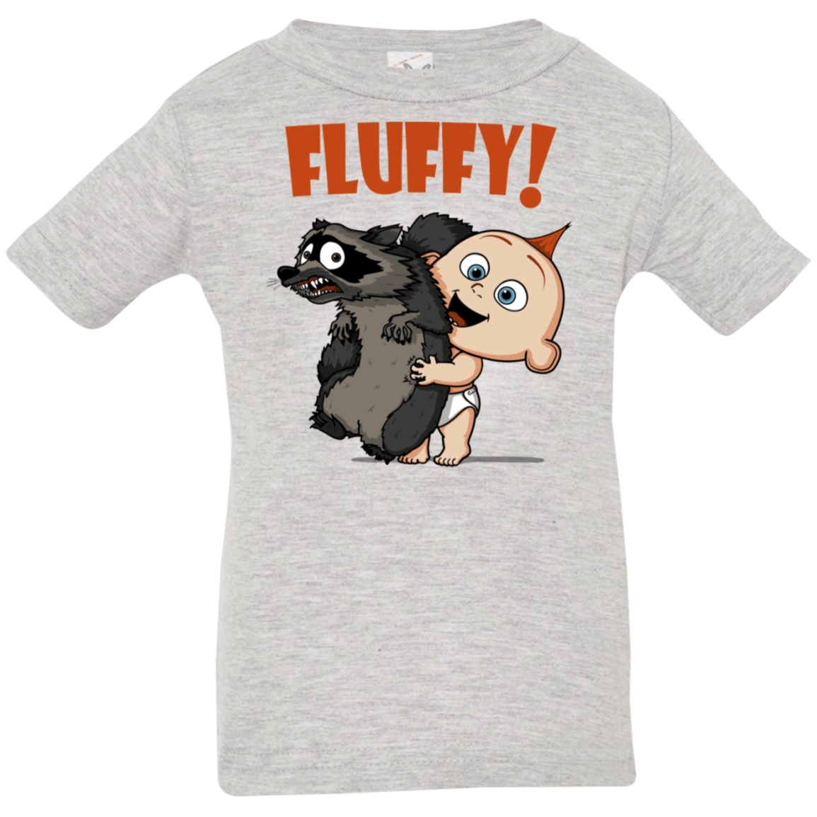 T-Shirts Heather Grey / 6 Months Fluffy Raccoon Infant Premium T-Shirt