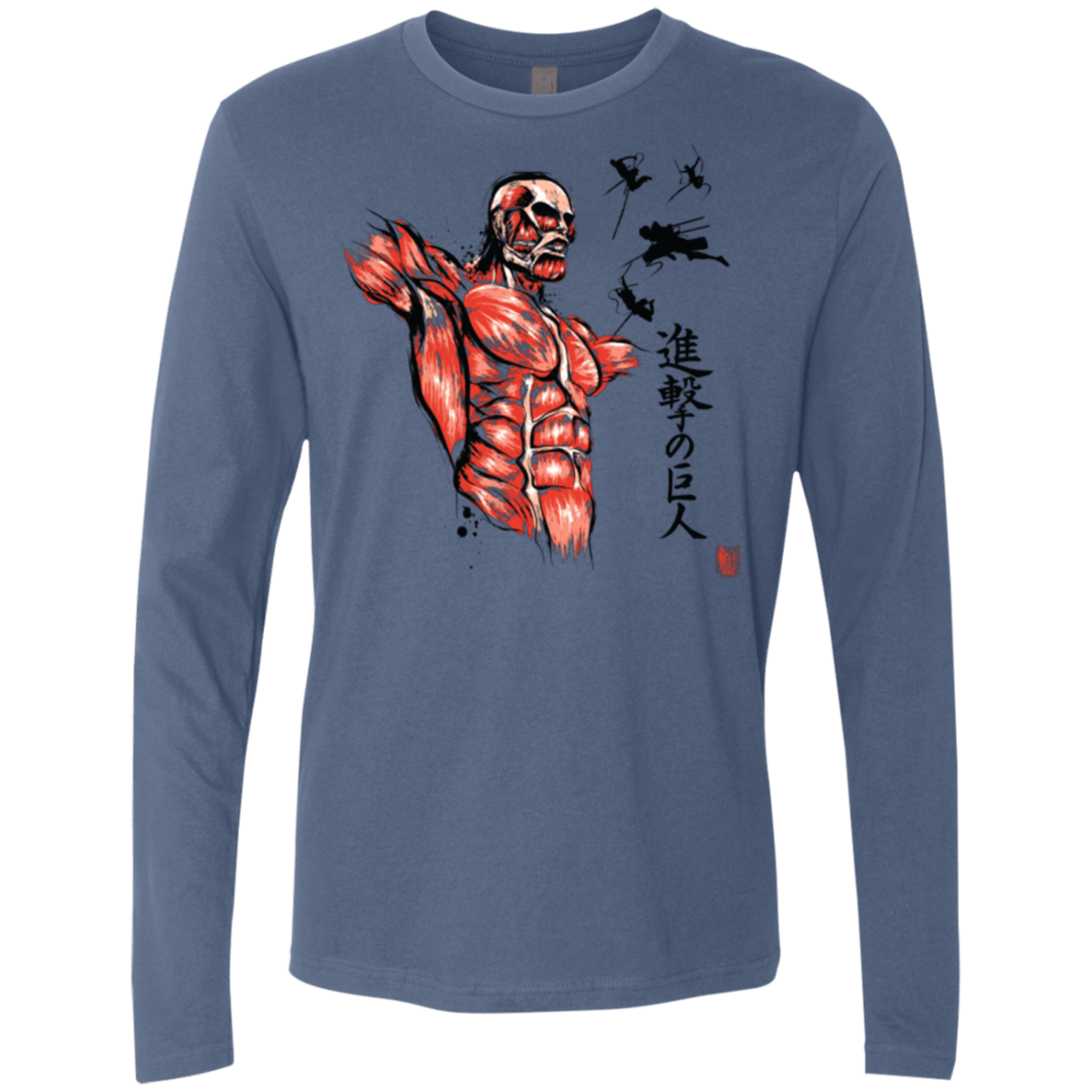 T-Shirts Indigo / Small Flying for Freedom Men's Premium Long Sleeve