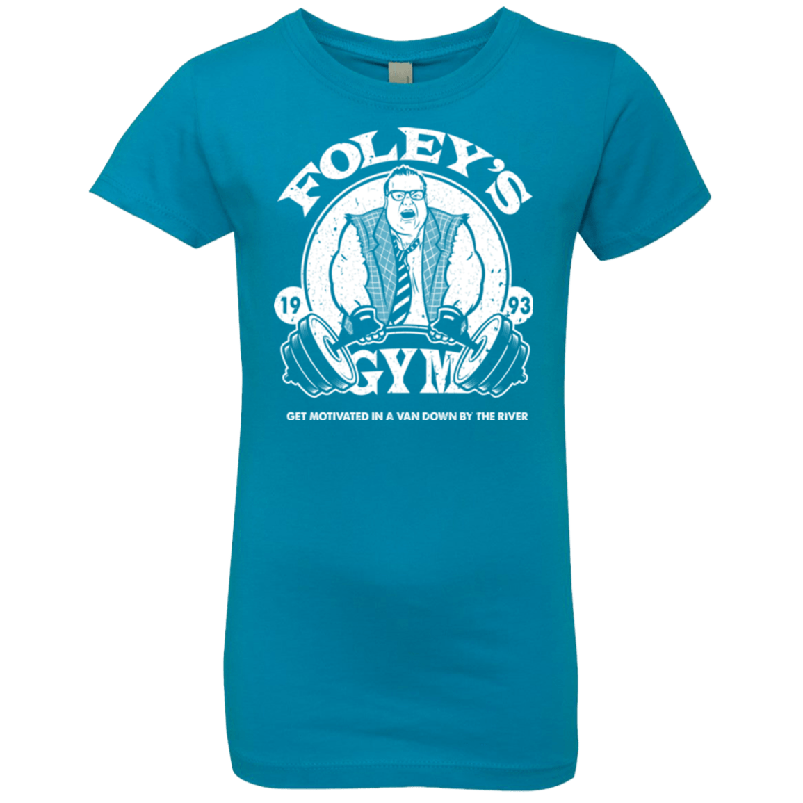 T-Shirts Turquoise / YXS Foleys Gym Girls Premium T-Shirt