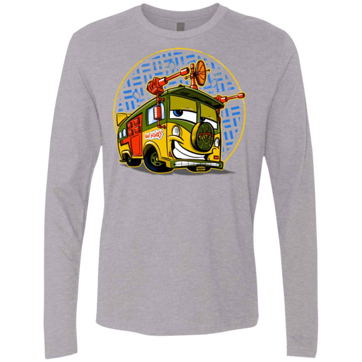 T-Shirts Heather Grey / Small Foot Stinks Men's Premium Long Sleeve