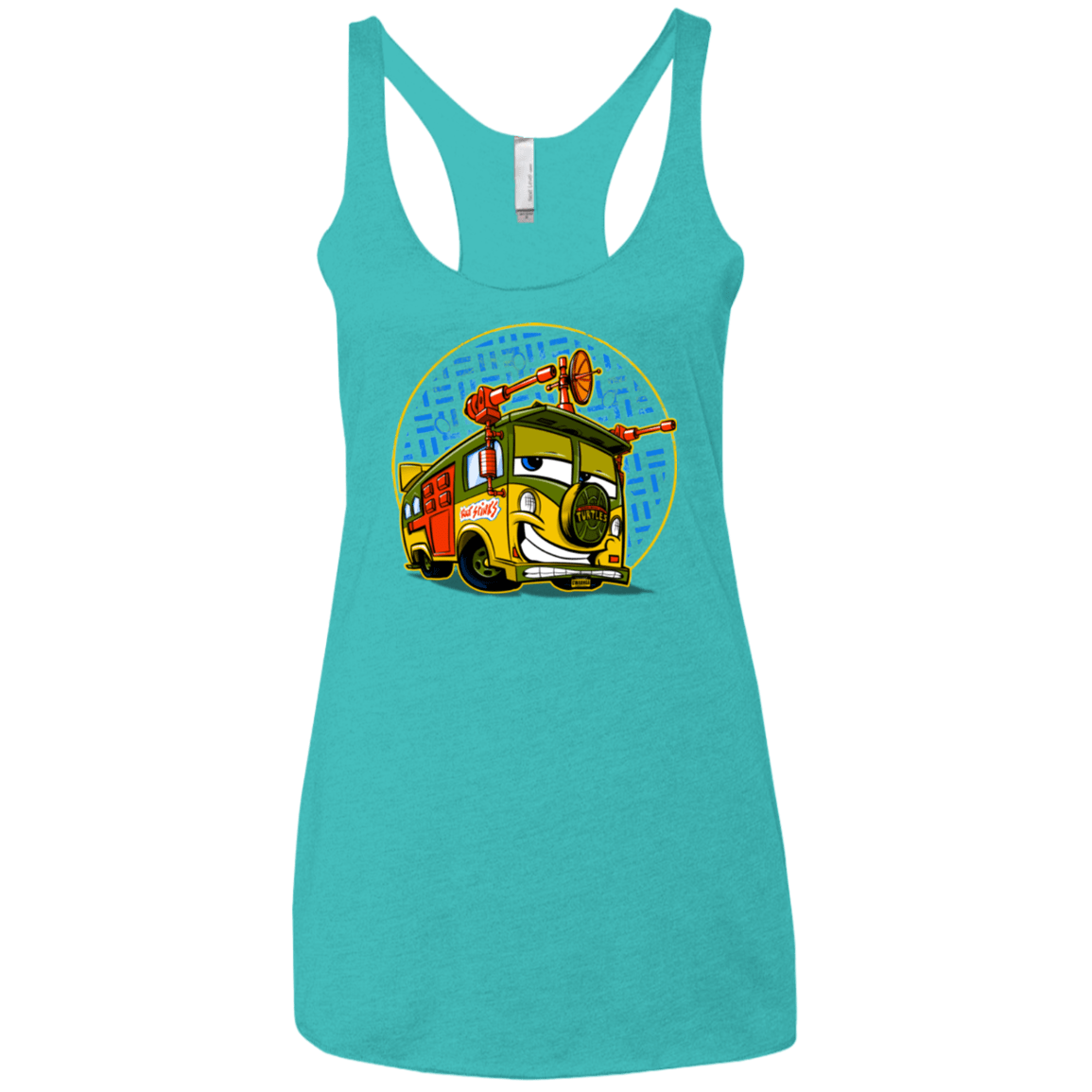 T-Shirts Tahiti Blue / X-Small Foot Stinks Women's Triblend Racerback Tank
