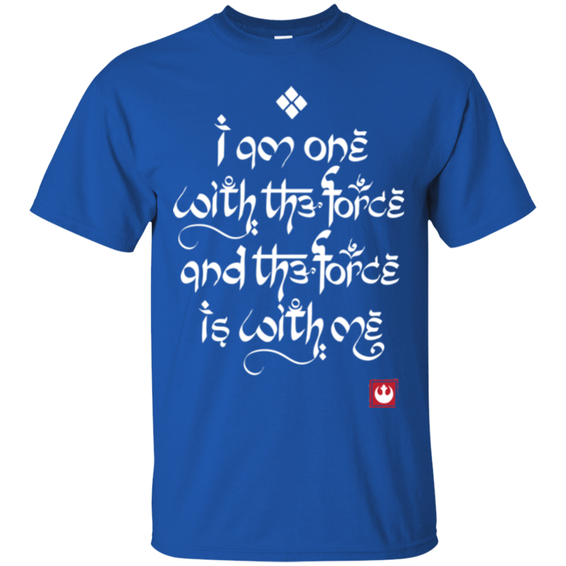 T-Shirts Royal / Small Force Mantra White T-Shirt