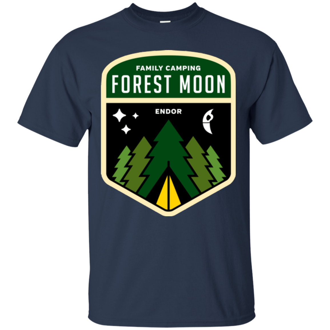 T-Shirts Navy / Small Forest Moon T-Shirt