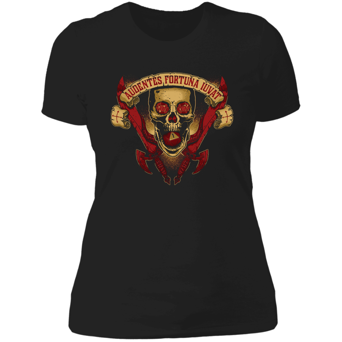 T-Shirts Black / X-Small Fortune Favors the Brave Women's Premium T-Shirt