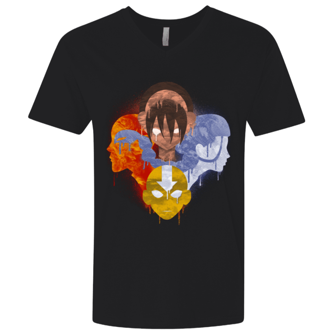 T-Shirts Black / X-Small Four nations Men's Premium V-Neck