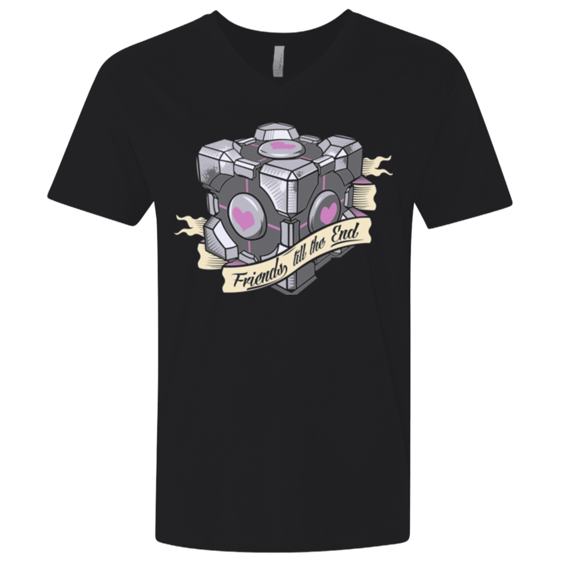 T-Shirts Black / X-Small Friends till the End Men's Premium V-Neck