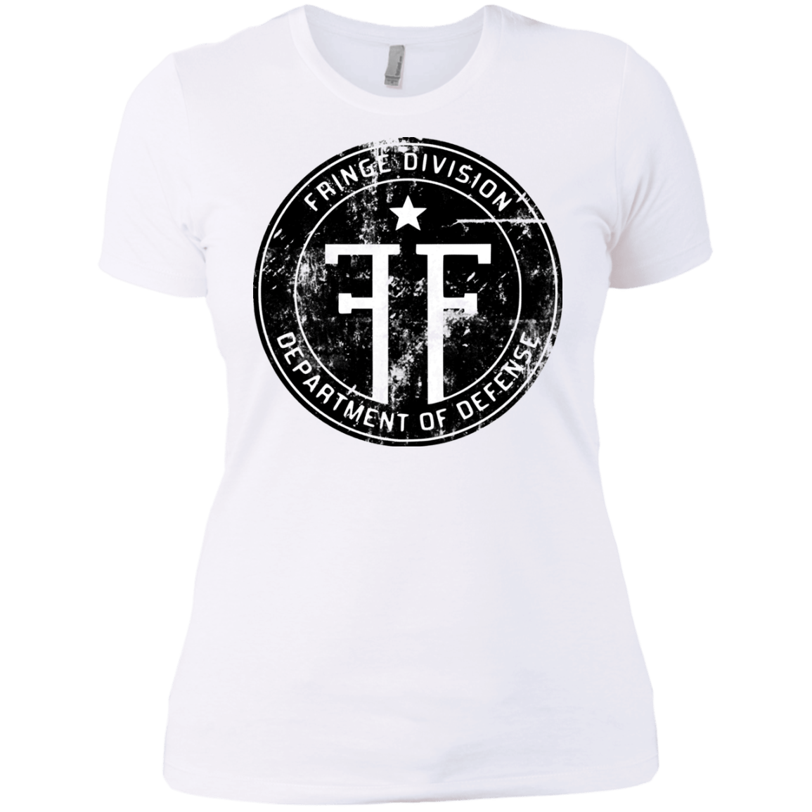 T-Shirts White / X-Small Fringe Logo Vintage Women's Premium T-Shirt