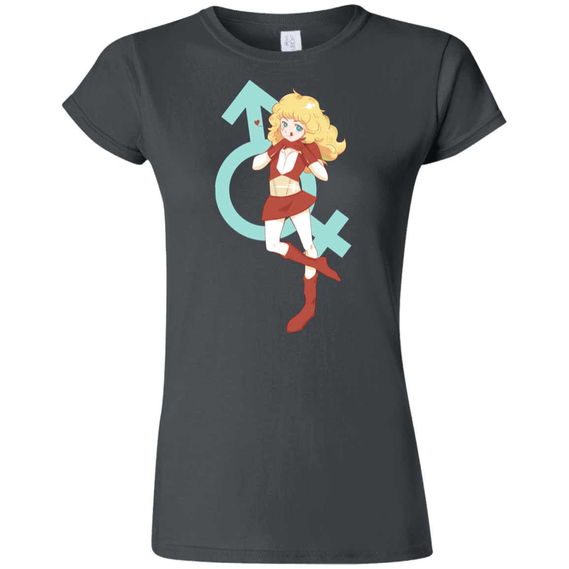 T-Shirts Charcoal / S Frol Junior Slimmer-Fit T-Shirt