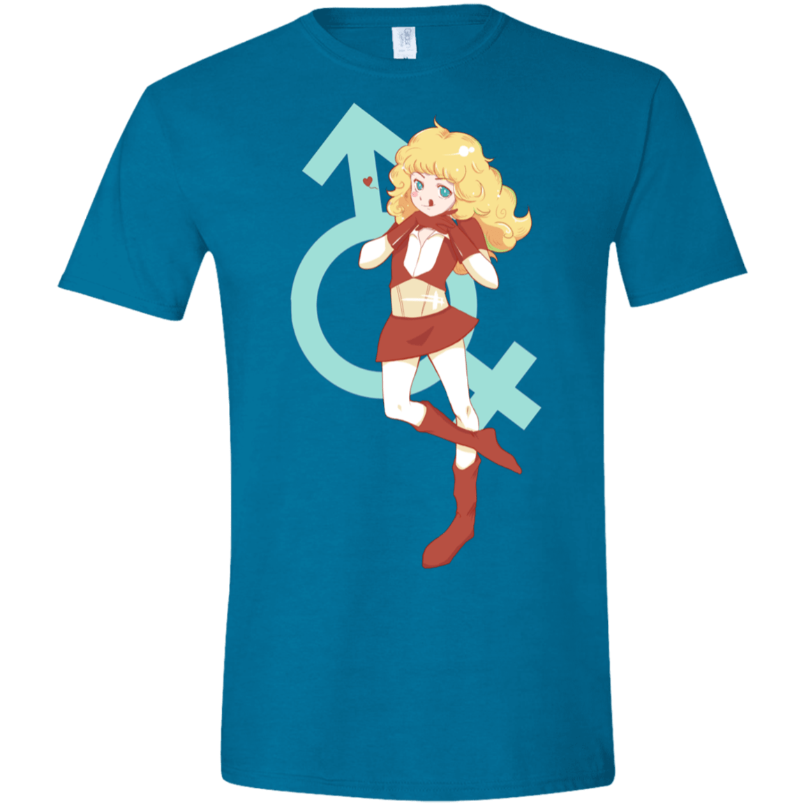 T-Shirts Antique Sapphire / S Frol Men's Semi-Fitted Softstyle