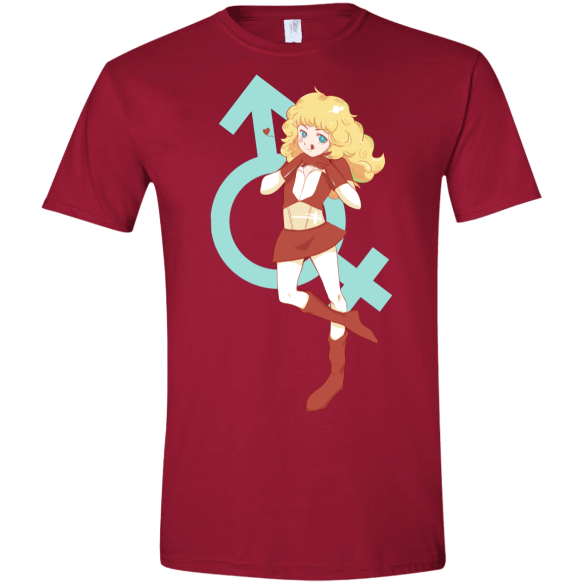 T-Shirts Cardinal Red / S Frol Men's Semi-Fitted Softstyle